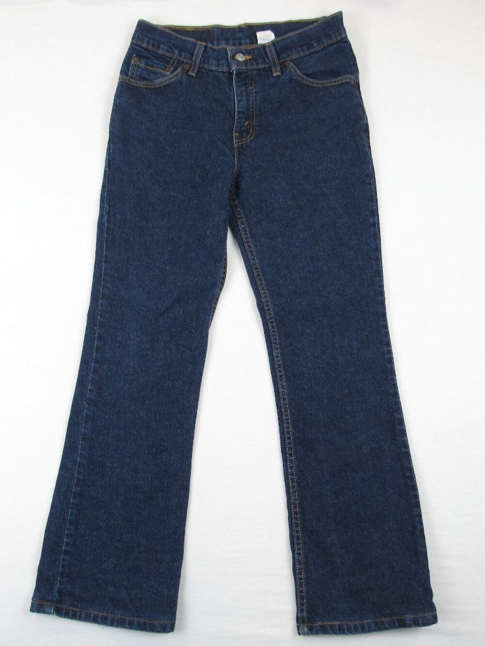 Levis 517 Boot Cut Jeans Junior's Size 5 Short Dark Wash Slim Fit Stretch